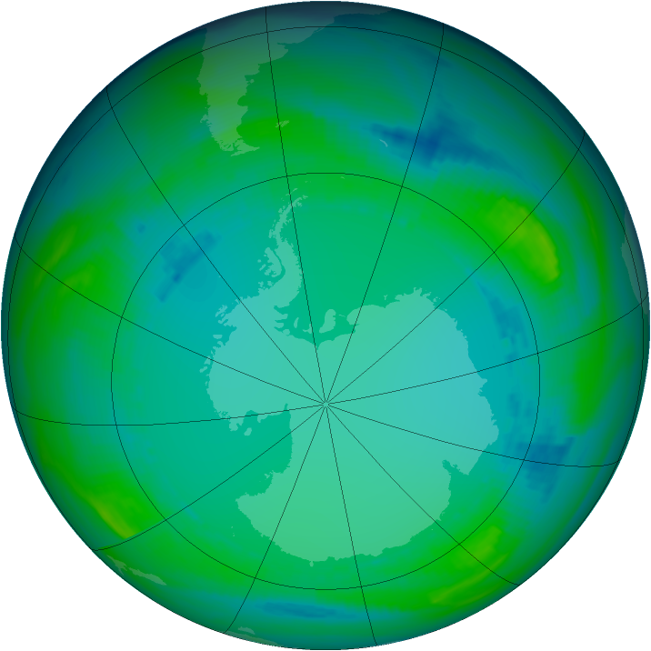 Ozone Map 1987-07-27